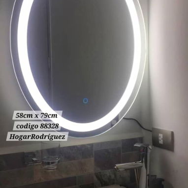 ESPEJOS CON LUZ LED (FRIA,CÁLIDA Y NEUTRA ) diferentes diseños mensajería gratis - Img 114602348