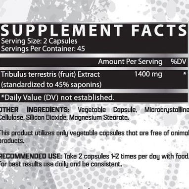 Tribulus (NUTREX) 90cap - 4/5