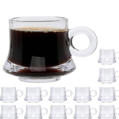 đ Juegos de 6 Tazas de Vidrio para el cafĂ© o el tĂ©. - Img 127462761
