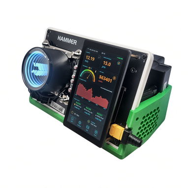 AltairTech.io Hammer BC08 Bitcoin Miner 12TH/s ASIC – Quiet with 5" Touchscreen - 4/8