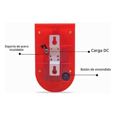 Sensor de movimiento con panel solar marca SACO - 2/3