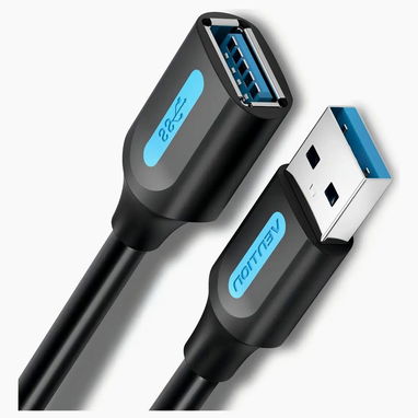 Cable Extension Usb 3.0 Vention Carga y Datos Velocidad 5gbps 💻🖥️ - 2/5