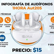 AUDÍFONOS INALÁMBRICOS AUT205, ENTREGA DE FACTURA, VARIEDAD DE AURICULARES Y AUDÍFONOS TODOS NUEVOS EN CAJA - Img 55135089