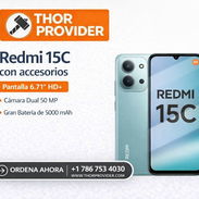 Teléfono Xiaomi Redmi 15C, 6Gb Ram + 6Gb virtual, 128Gb/8Gb, 128 Almacenamiento, Con Cover, Mica y Audífonos - Img 51232870