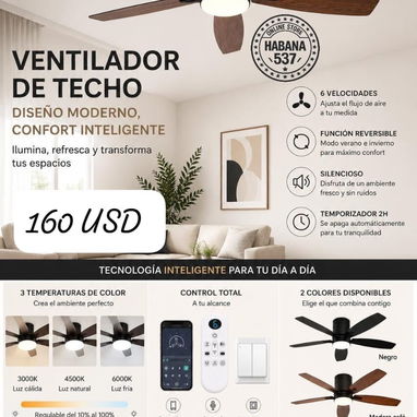 Vendo ventiladores de techo importados - 2/10