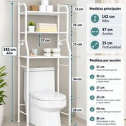 Organizadoe de baño ( de taza ) de 3 niveles - Img 58179958