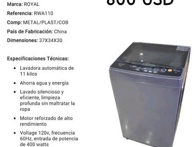 Lavadora automática , lavadoras .... Automáticas ... Primera mano - Img 64458650