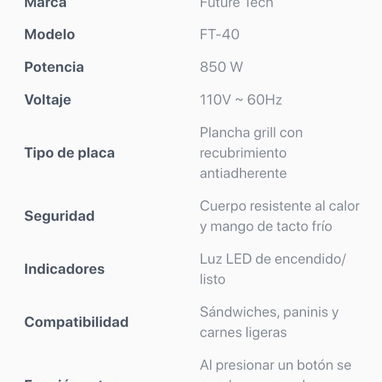 Saemwichera plancha greel - Img 126445851