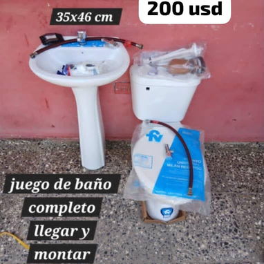 Juego de baños pequeño los precios están en las fotos trabajamos con servicio de mensajería para toda la habana - 2/6
