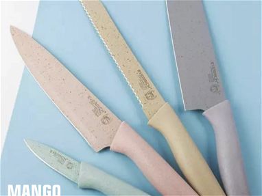 Juego de cuchillos de cocina de lujo con 6 piezas - Img 31458802
