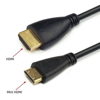 🔌 Cable HDMI a Mini HDMI 1.5M 📺 Compatible 1080P/720P 🎥 Alta velocidad – HDTV, cámara, laptop, más - Img 106865051