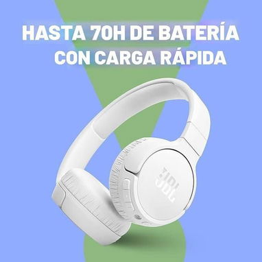 JBL Tune 670NC – Audífonos Inalámbricos con Cancelación de Ruido – Blanco - 2/5