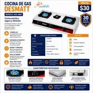 Cocina de gas Desmatt - Img 56460160