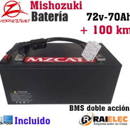 Batería de moto eléctrica mishozuki 72v70ah - Img 45508011