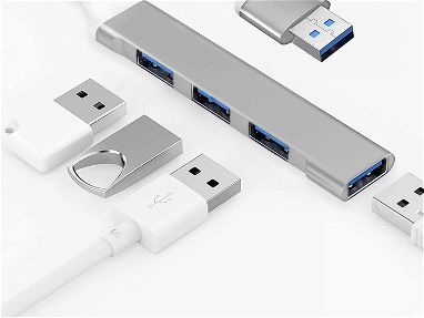 ⭕️ Extensiones USB ✅ 4 puertos ✅ para Computadoras, Tabletas, Móviles o Teléfonos, Lapto, Bocinas, equipos y más - Img 49904321