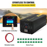 Inversor VEVOR 5000W 10000W Pico Onda Modificada 12V a 120V P0787-AV004 - Img 57594216