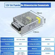 Transformadores o eliminadores, para cintas led, camaras etc. de 12 voll 5 amperes 60 whatts - Img 49813412