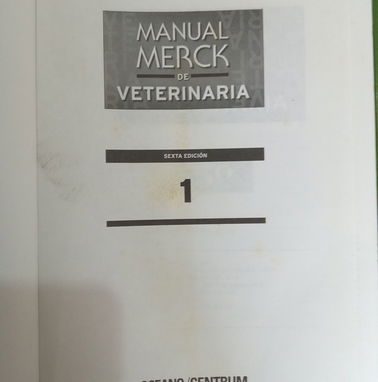 Vendo Manual Merck de Veterinaria Sexta Edición 1 y 2. Oceano/Centrum. Merial. En Español. - Img 77933011