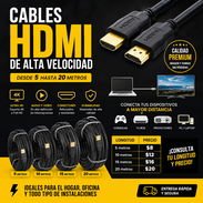 Cables HDMI de distintas longitudes, listos para conectar tu TV, monitor, consola o PC. - Img 57803918