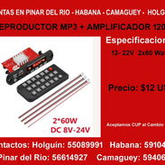 Equipo música reproductora MP3 con amplificador tipo de de 2x60W - Img 51822689