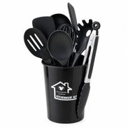 Juego de utensilios de cocina 12 piezas negro - Img 58431127