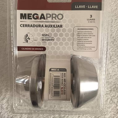 Cerradura de seguridad pomo/llave MP 020 (CV) - Img 122777611