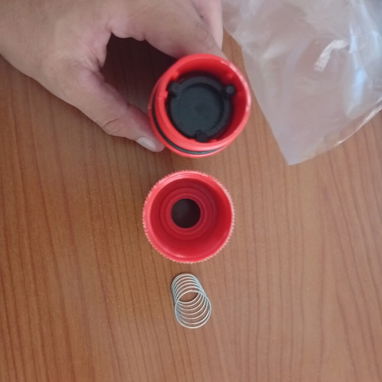 💧CHEQUE 💧 PLÁSTICO ROJO 1" MARCA SPC. MENSAJERÍA CON FACTURA Y GARANTÍA. TL 5433699 - 3/3