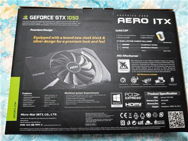 Tarjeta de video MSI GeForce GTX 1050 2gb - Img 64323571