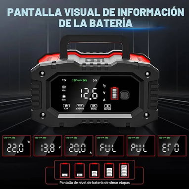 Cargador de batería Carga, repare y mantenga baterías de plomo ácido de 12 y 24v.  100 USD - 7/7