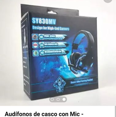 Audifonos Casco Audifonos Gaming Audifonos Microfono - Img 87690960