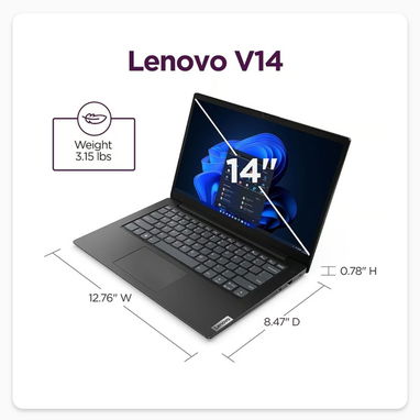 Laptop Lenovo V14 G4 IRU Intel Core i7-13620H 8GB RAM 256GB SSD 14 FHD Windows 11 Home ⚫ Negro 🔶 $680 - 2/3