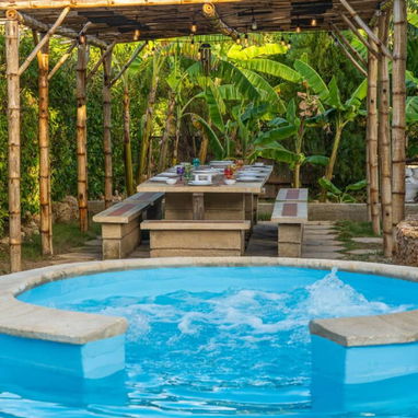 🏤🏊‍♂️Casa de renta con piscina en Boca Ciega cerca del mar 4 habitaciones 12 personas BC-004 - 5/9