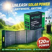 PANEL SOLAR 120 WATT PORTATIL PROFESIONAL PARA TODAS LA CENTRAL ELECTRICA - Img 55487398