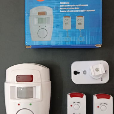 ALARMA SOLAR-SENSOR DE MOVIMIENTO, ALARMA BATERÍAS-SENSOR MOV, ALARMA-CUÑA PARA PUERTAS, LÁMPARA SOLAR DSEGURIDAD-SENSOR - 7/9