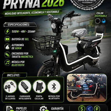 Moto eléctrica, moto de combustión, bicimoto, patineta eléctrica, triciclo, carro eléctrico, bicicleta eléctrica - Img 122787660
