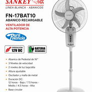 ventilador recargable ac/dc - Img 55739186