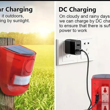 vendo alarma (una unidad) con carga solar, con sensor a distancia .excelente para psneles solares - 3/5