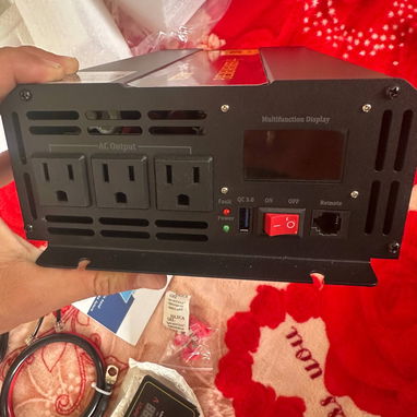 Inversor inverter VEVOR 12v a 110v viene con todos sus accesorios 0km la bestiaaaa - Img 123480666