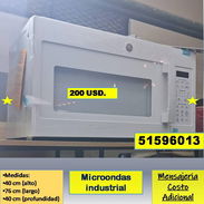 Microondas industrial 200 USD...51596013....mensajeria costo adicional...(Star-1021) - Img 58278047