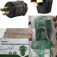Toma de fuerza / Espigas para Planta Eléctrica 30 y 50 amperes / Nema TT-30 / L14-30 / 3 y 4 pines / 55919946 - Img 50162794