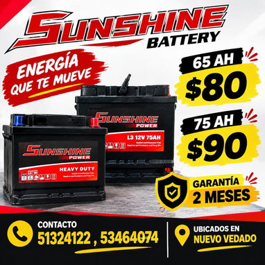 Baterías 12v45ah,60ah,75ah,95ah - 3/3