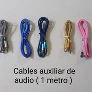 Cable auxiliar de audio 1metro - Img 55945227