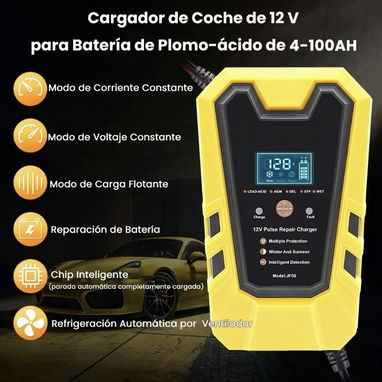 Cargador de batería para carro y moto de 12v/6a.Nuevo en su caja - Img 98536574
