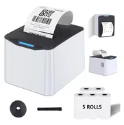 Impresoras de ticket o recibo USB, Bluetouth y red, lector 2d con base y lector 2D verticar, papel de imprimir - Img 50015979