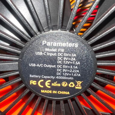 Ventilador Recargable F16 de 40,000 mAh nuevo en caja ! - Img 125917577