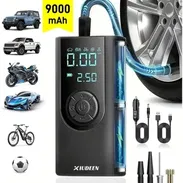Compresor de aire portátil 150psi.linterna y powerbank - Img 58032891