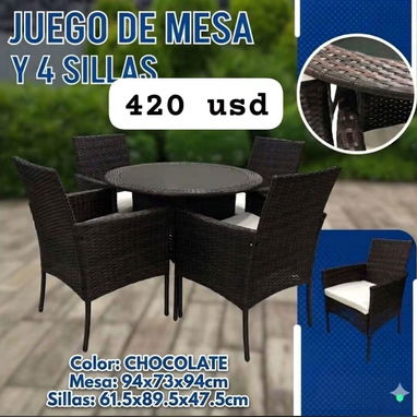 Muebles de terraza y juegos de comedor - 4/5