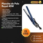 Plancha de cabello 45W ROYAL RPC398 - Img 55631372