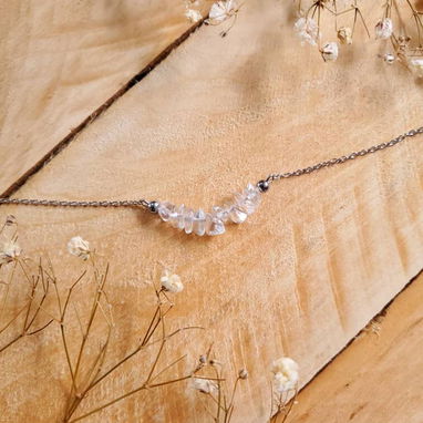 Manillas Alice Bruma*_ *Materiales:* Acero inoxidable + Piedras Naturales - 7/8