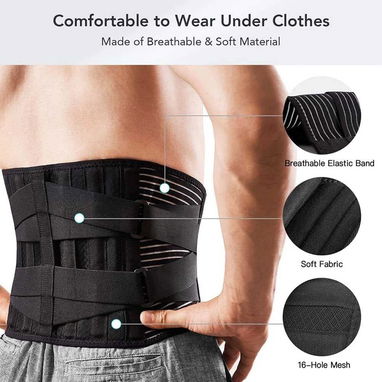 FAJA SOPORTE LUMBAR, CIATICA, HERNIA DE DISCO, ESCOLIOSIS ETC UNISEX - Img 85412733
